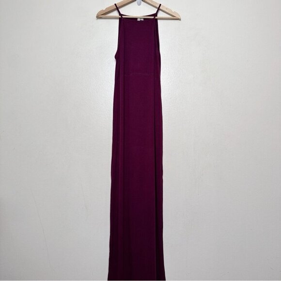 Asos Womens 8 Halter Neck Maxi Slit Hem Dress - Picture 3 of 15